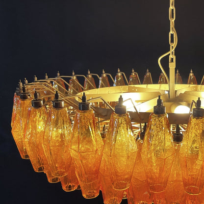 Murano Chandelier – Poliedri – 185 glass