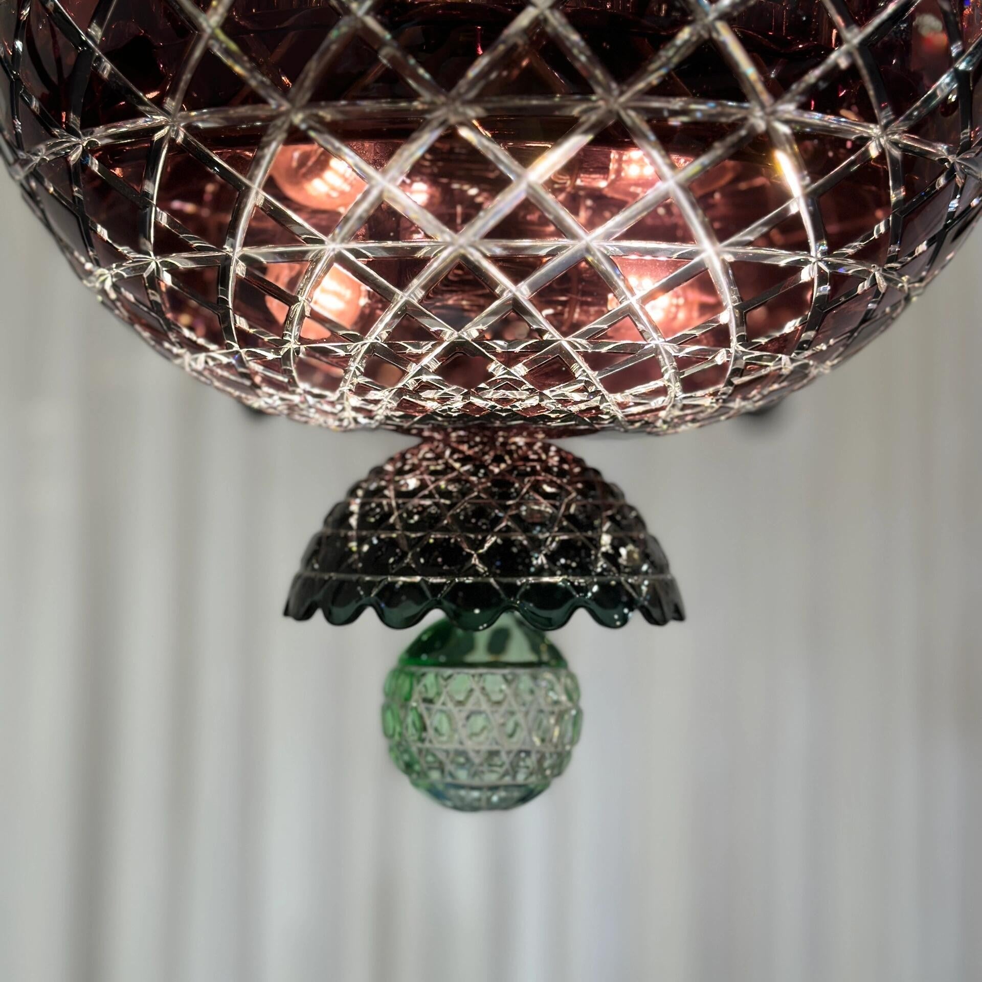 Luxury Empire Colorful Crystal Chandelier for Living Room/Bedroom/Entryway/Hotel/Restaurant