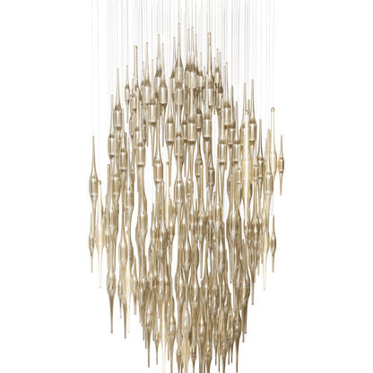 Vitara Meteor Shower Crystal Spiral Chandelier