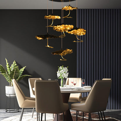 Brass Aviary Constellation Chandelier