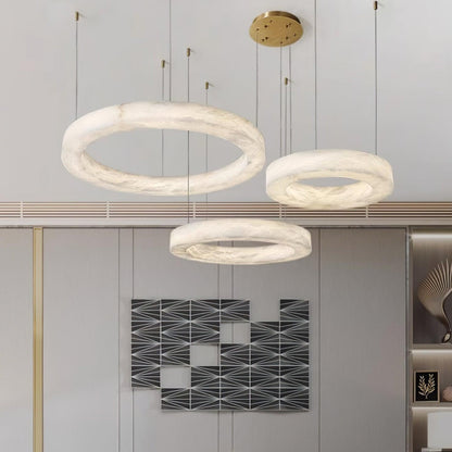 Marika Alabaster Chandelier