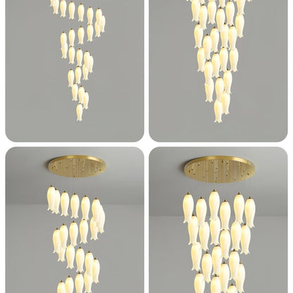 Luma Flora Stairs Chandelier
