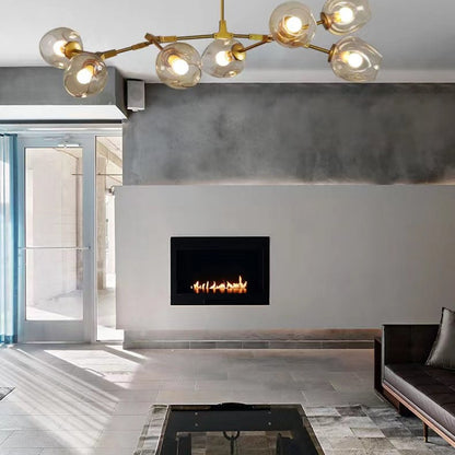Extra Large Industrial Fashion Branch Multiple Glass Pendant Chandelier for Living/Dining Room