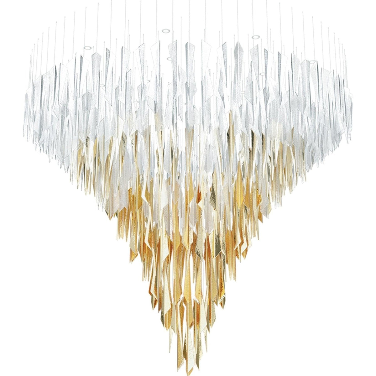 Galaxy Breeze Meteor Shower Crystal Spiral Chandelier