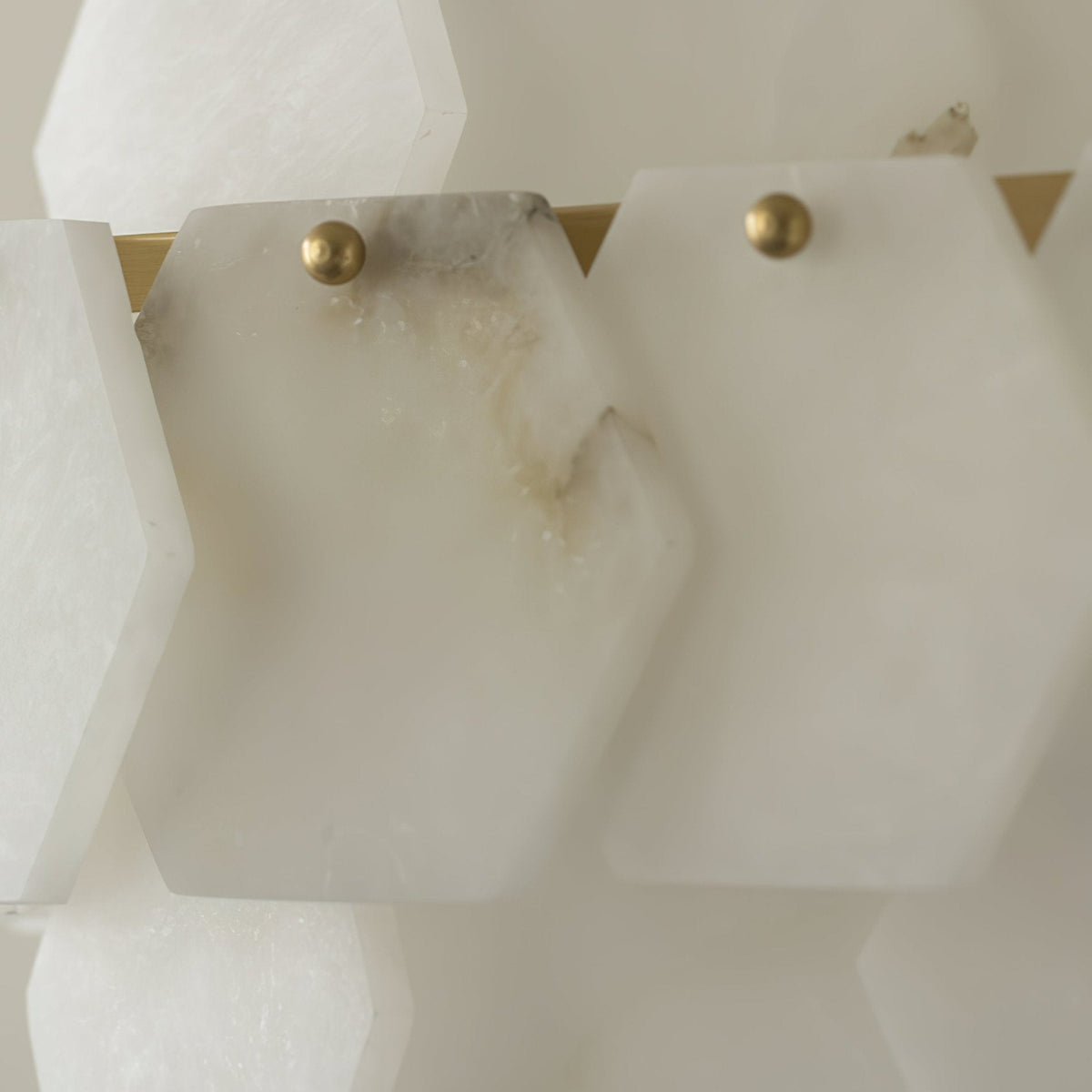 Hexa Cloud Alabaster Pendant Light