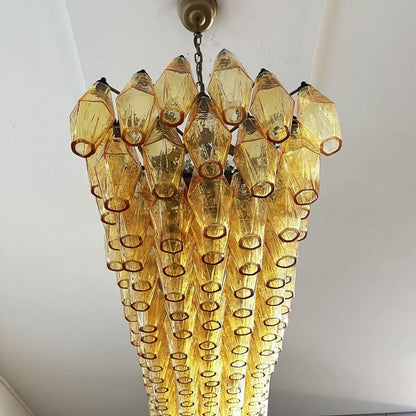 Murano Chandelier – Poliedri – 138 glass