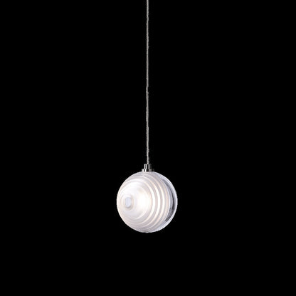 Cosmic Sphere Cascade Glass Chandelier