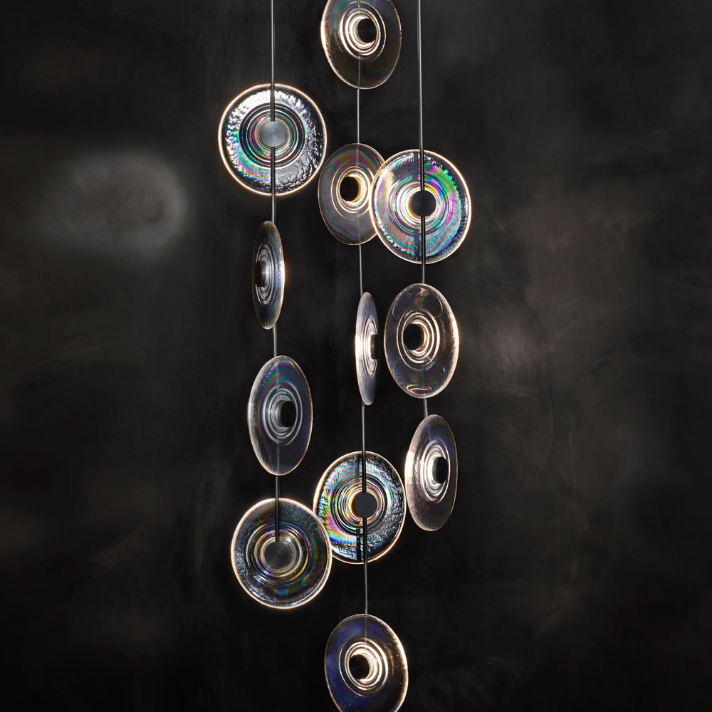 Modern Art Design Radiant Glass Chandelier