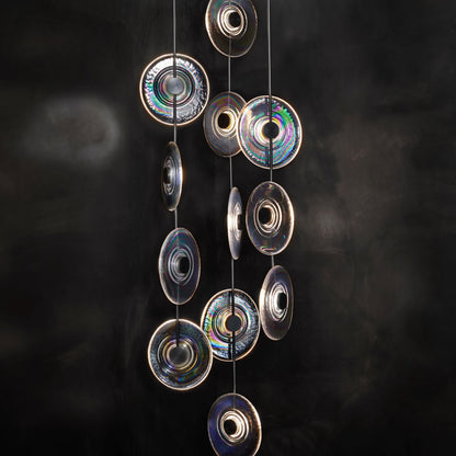 Modern Art Design Radiant Glass Chandelier