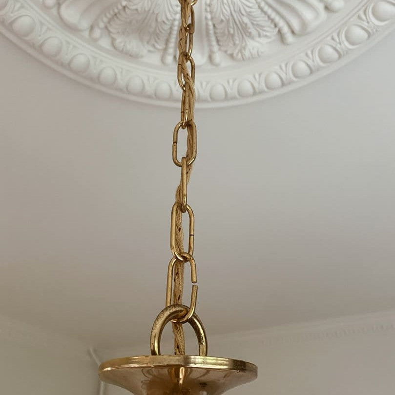 Vintage – Murano chandelier – Teardrop – 68 drops – Clear