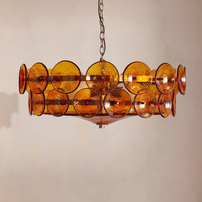 Solaris Disc Murano Chandelier