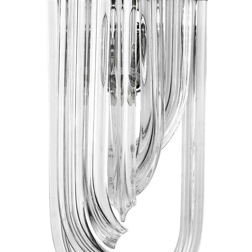 Frostina Lucite Loop Wall Sconce