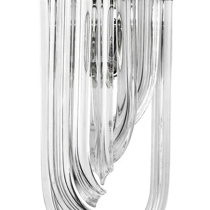 Frostina Lucite Loop Wall Sconce