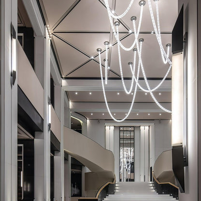 Gabriel Cascade K9 Crystal Chandelier