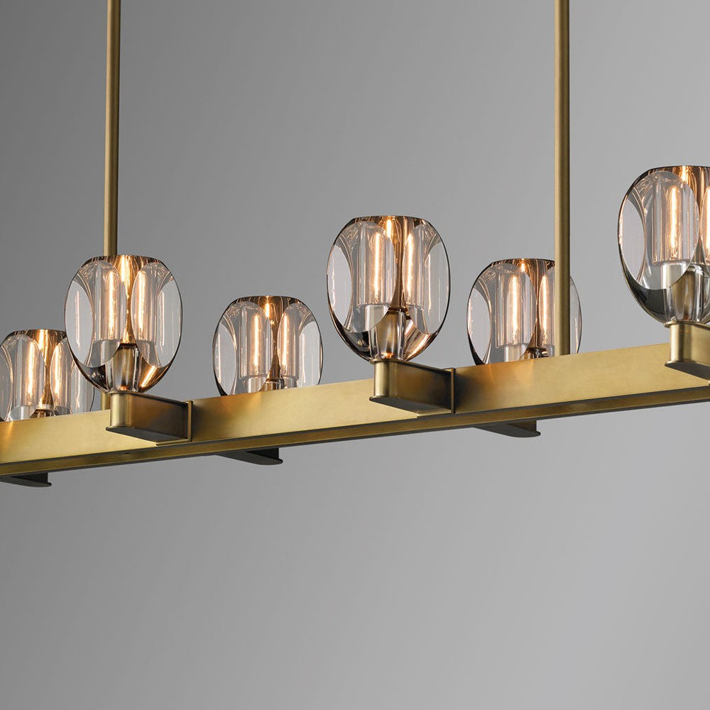 Canson Linear Modern 8 lights Dining Room Chandelier