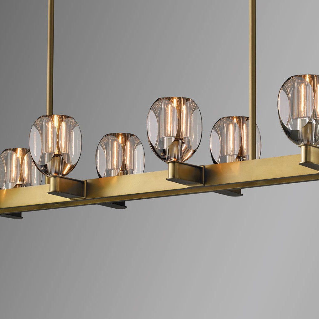 Canson Linear Modern 8 lights Dining Room Chandelier
