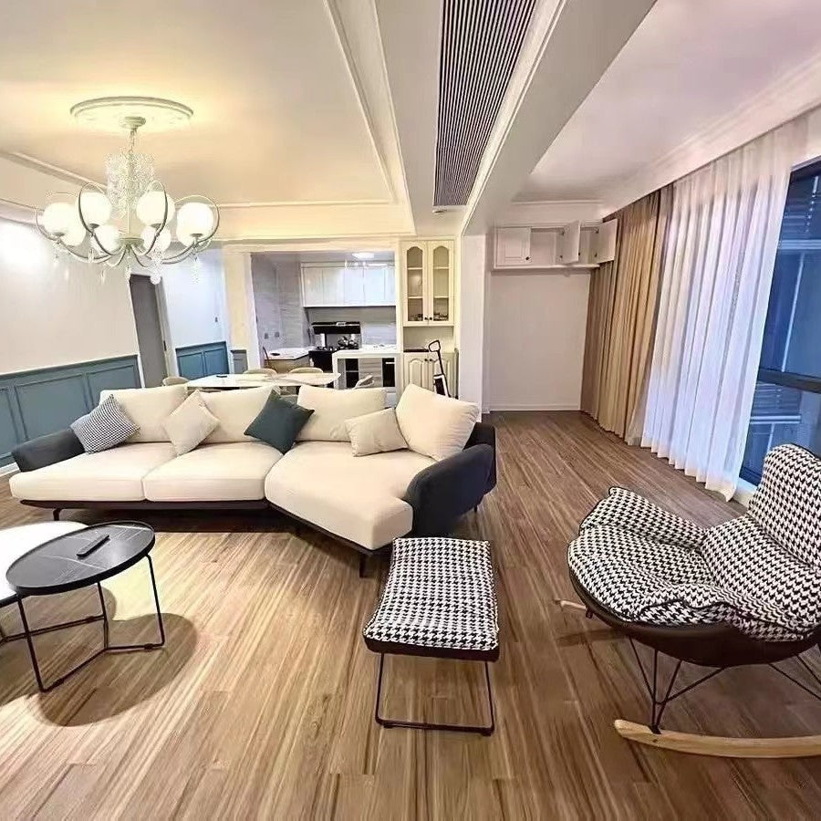 French Modern Minimalist Cream Style Dome Chandelier for Living Room/Bedroom