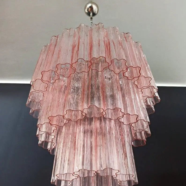 Murano Chandelier – 52 tubes – Pink