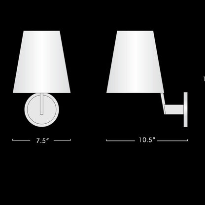 Corniche Circular Wall Sconces//Living Room, DiningRoom, Bedroom