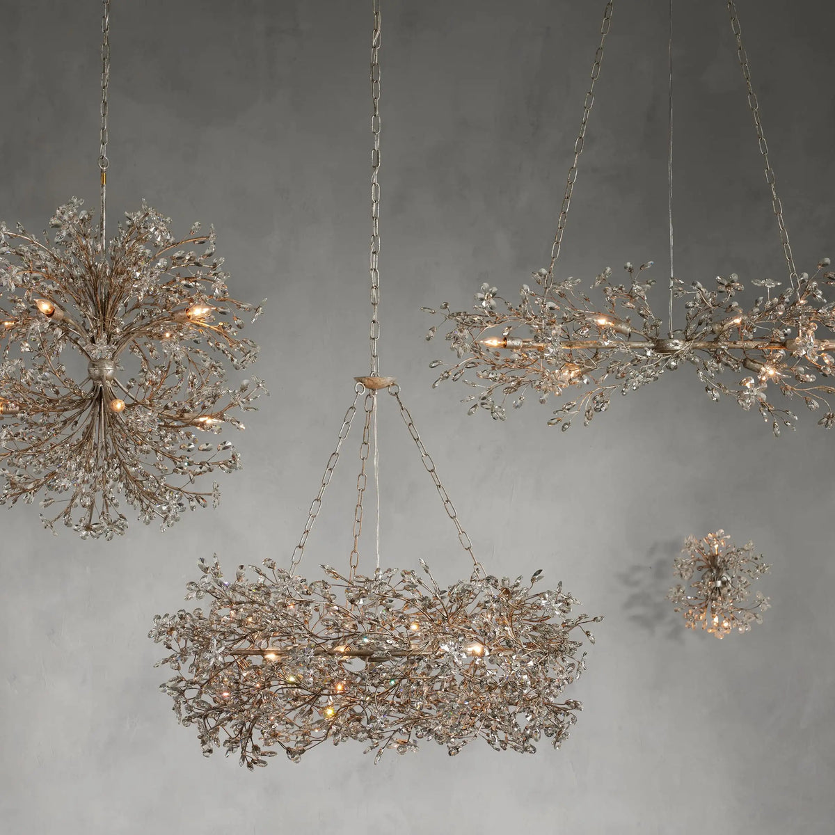 Linear Crystal Chandelier