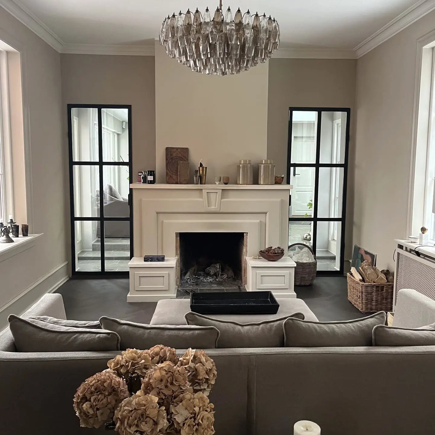 Murano Chandelier – Poliedri – 185 glass – Iridescent