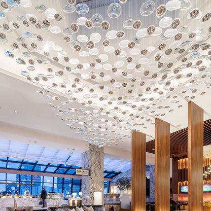 The Flying Surge LED Chandelier | Custom Size & Made-to-Order Lighting for Luxury Homes & Commercial Spaces