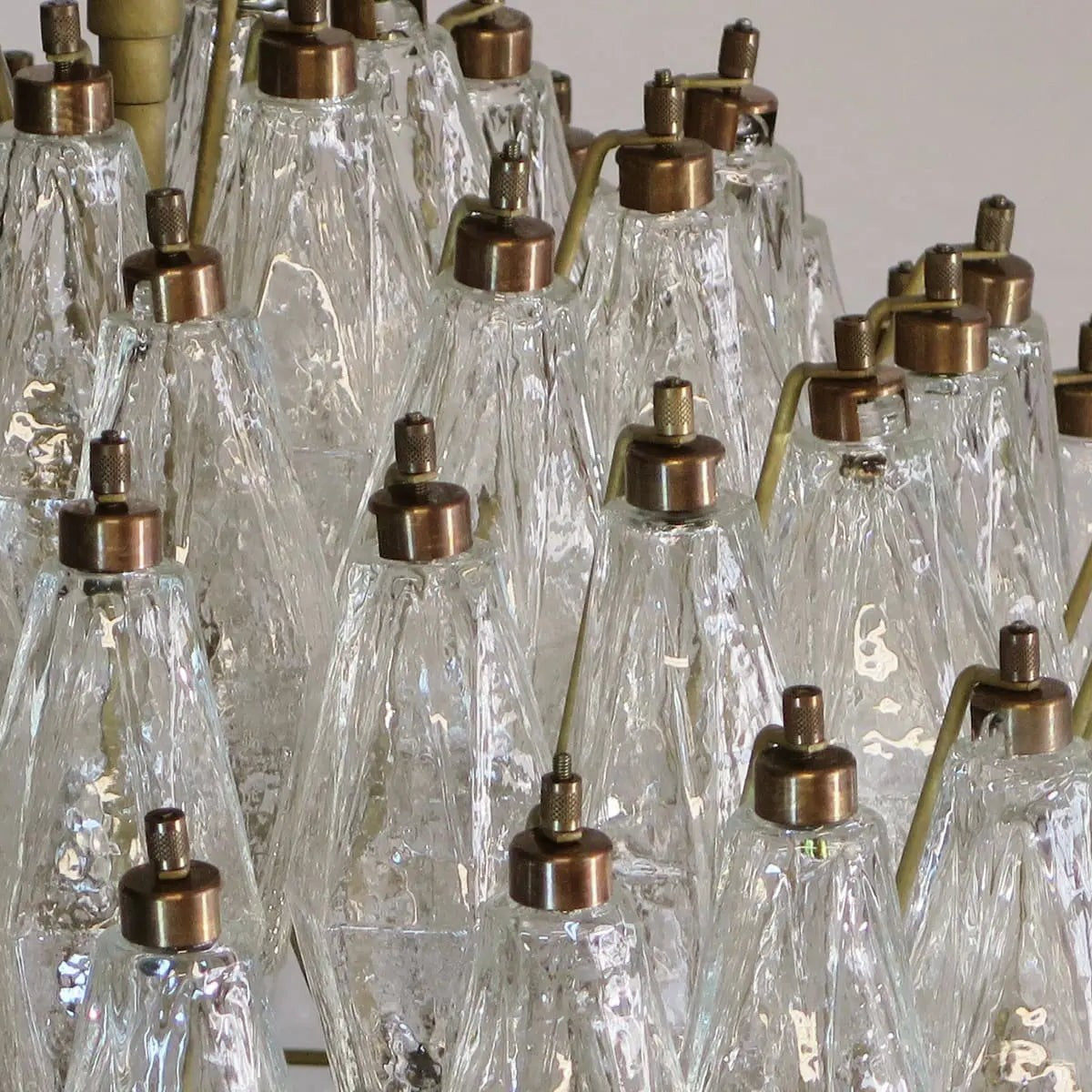 Murano Chandelier – 140 glasses – Transparent