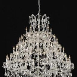 Extra Large Multi-tiered Candle Light  Crystal Chandelier for Hotel/Restaurant