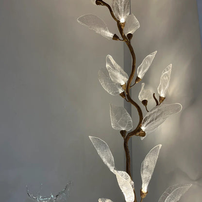 Creative Bionic Resin Leaves Chandelier for Living Room/Dining Room/Staircase