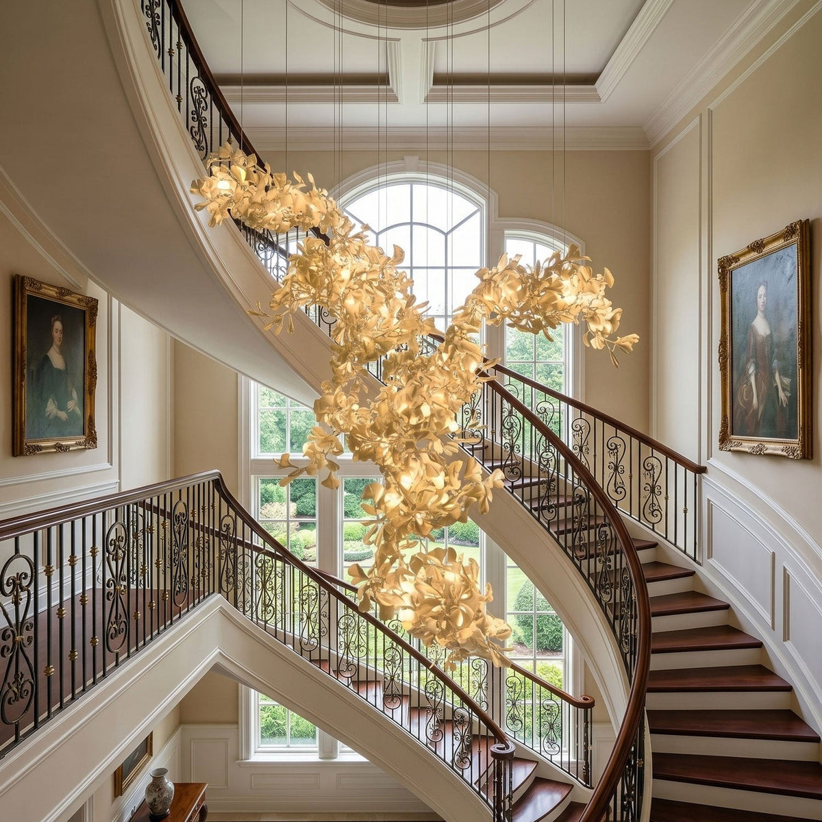 Gingko Combination Chandelier