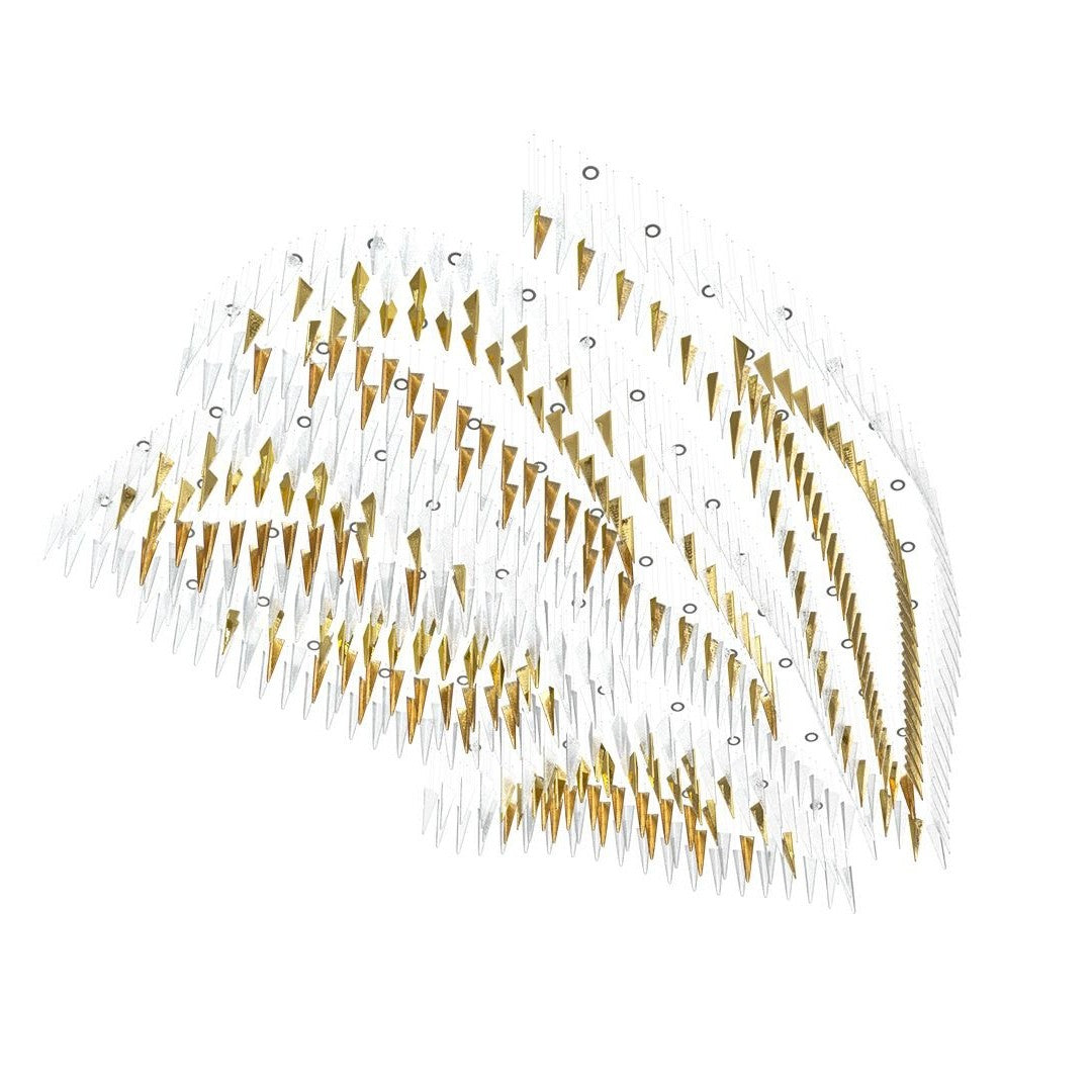 Galaxy Breeze Meteor Shower Crystal Spiral Chandelier