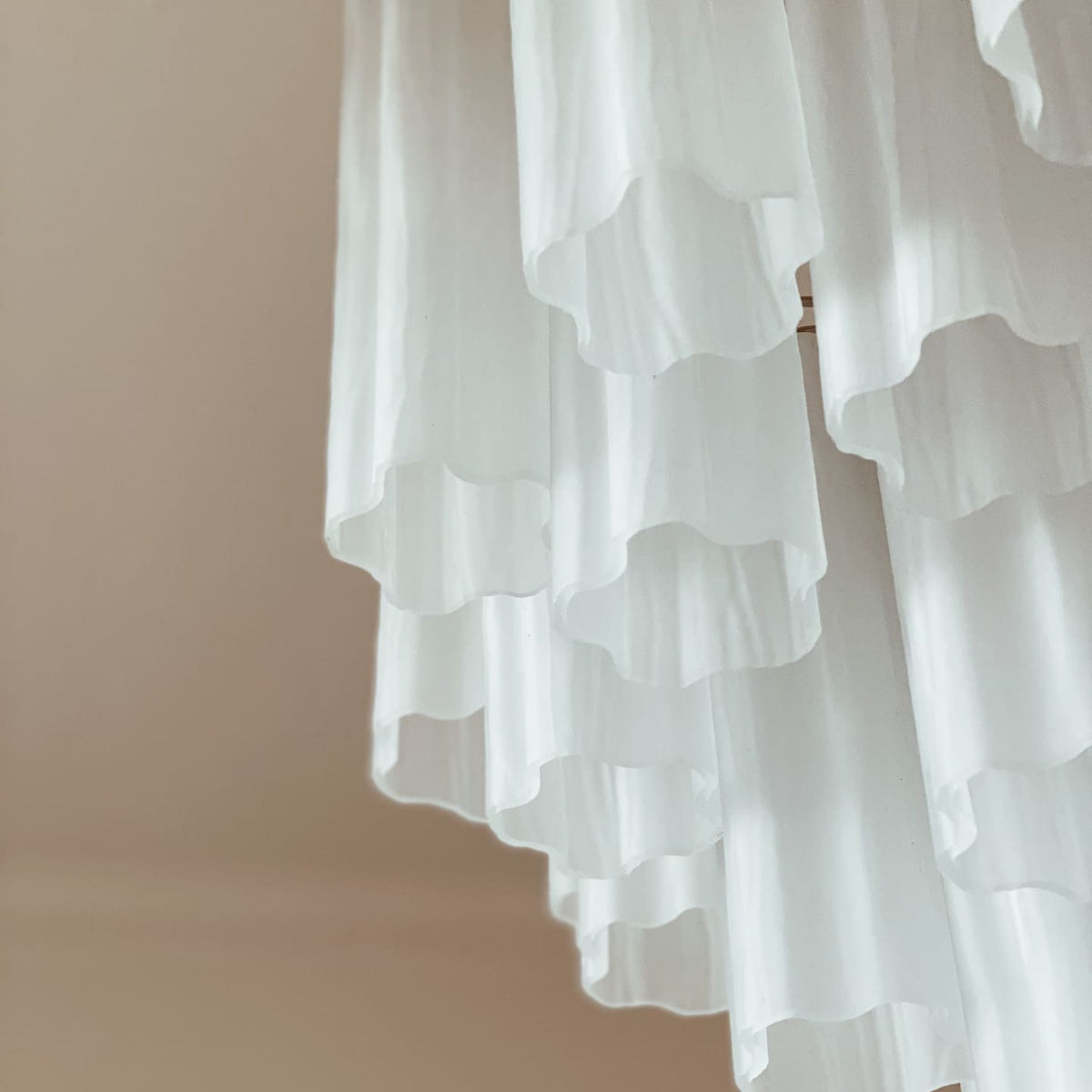 Murano Chandelier – 36 tubes – Matte white