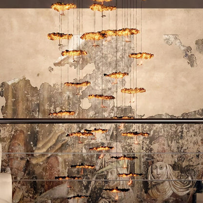 Brass Aviary Constellation Chandelier