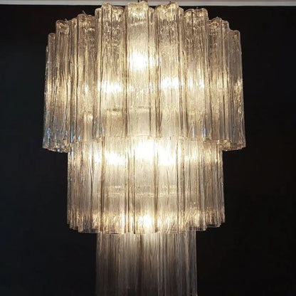 Murano Chandelier – 52 tubes – Smoked