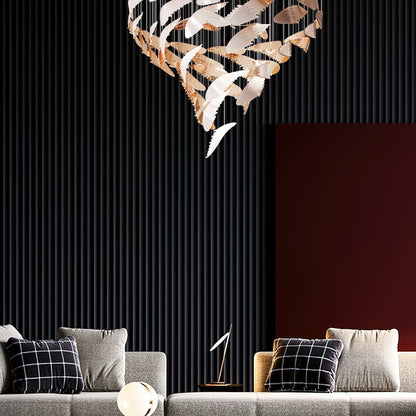 Bennett Meteor Shower Crystal Spiral Chandelier