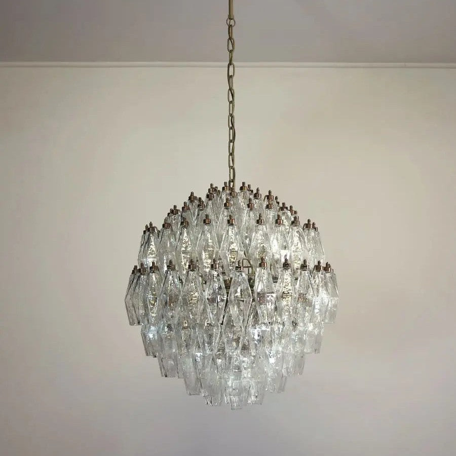 Murano Chandelier – 140 glasses – Transparent