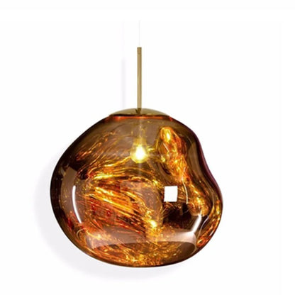 Custom Lava Glass Chandelier 36‘’