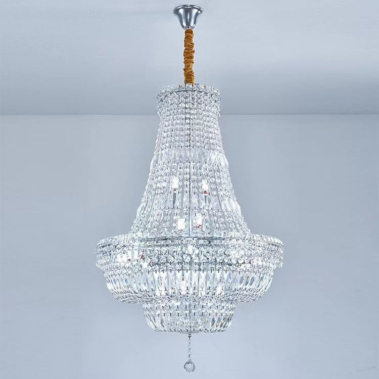 Extra Large Multi-layer Modern Light Luxury Crystal Chandelier for Living / Dining Room / Villa