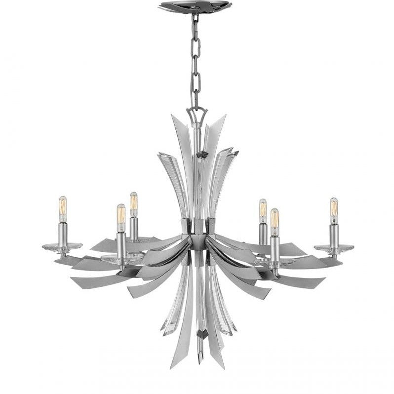Vida Medium Single-Tier Chandelier | Elegant Modern Lighting Fixture