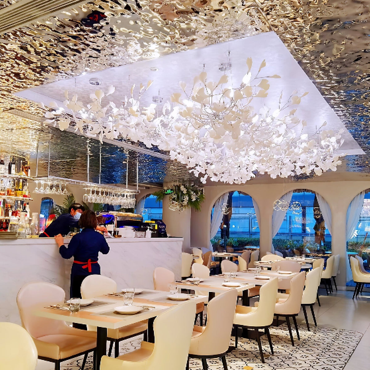 Gingko Leaves Chandelier