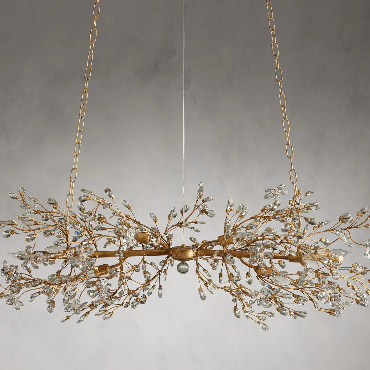Linear Crystal Chandelier