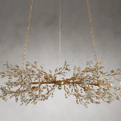 Linear Crystal Chandelier