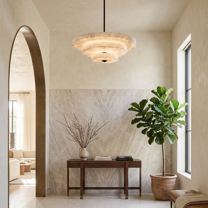 Ice Queen Alabaster Chandelier