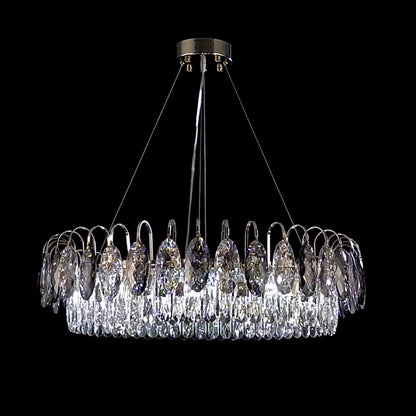 Luxurious K9 Crystal Chandelier Modern Ceiling Light Fixtures Set for Living Room/Dining Room