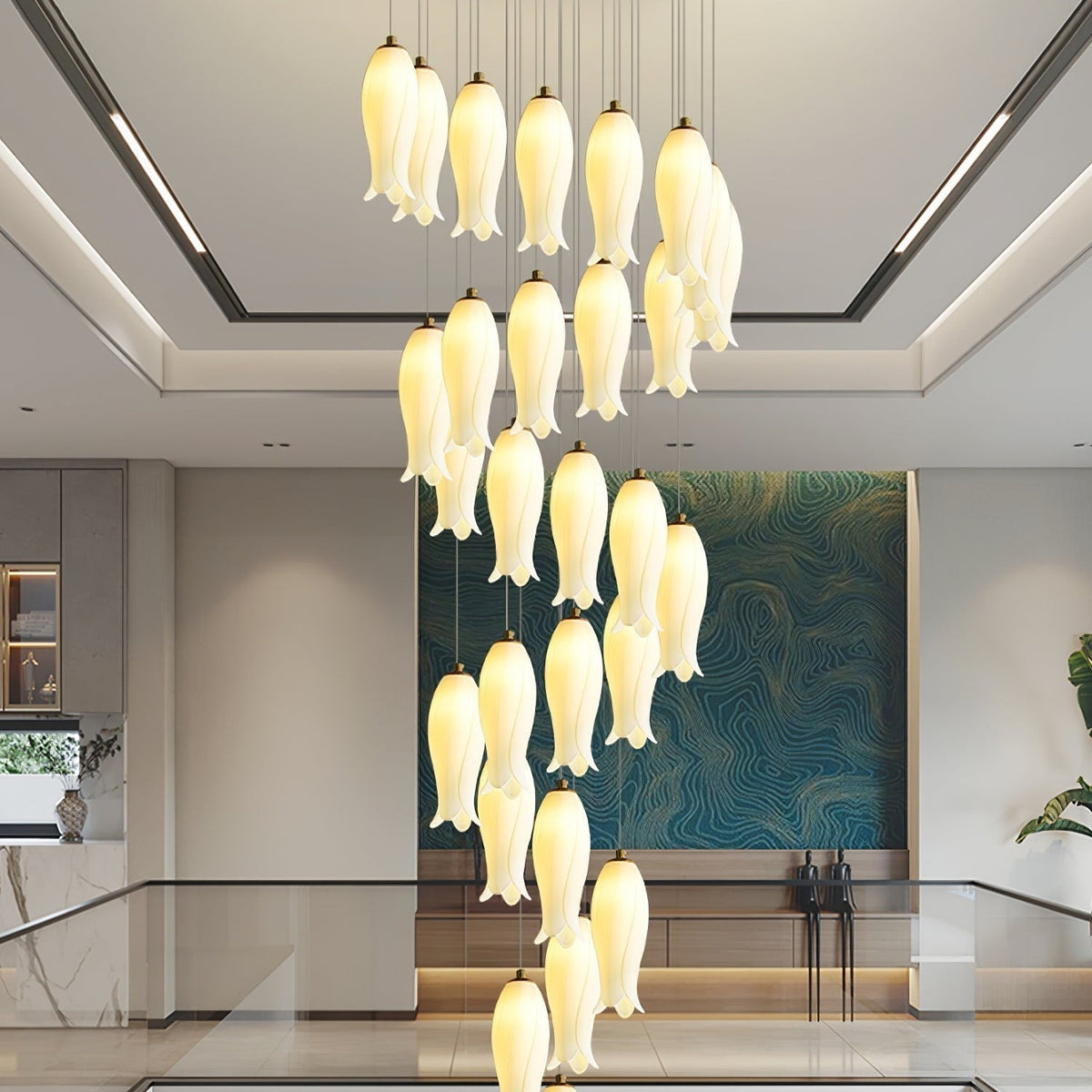 Luma Flora Stairs Chandelier