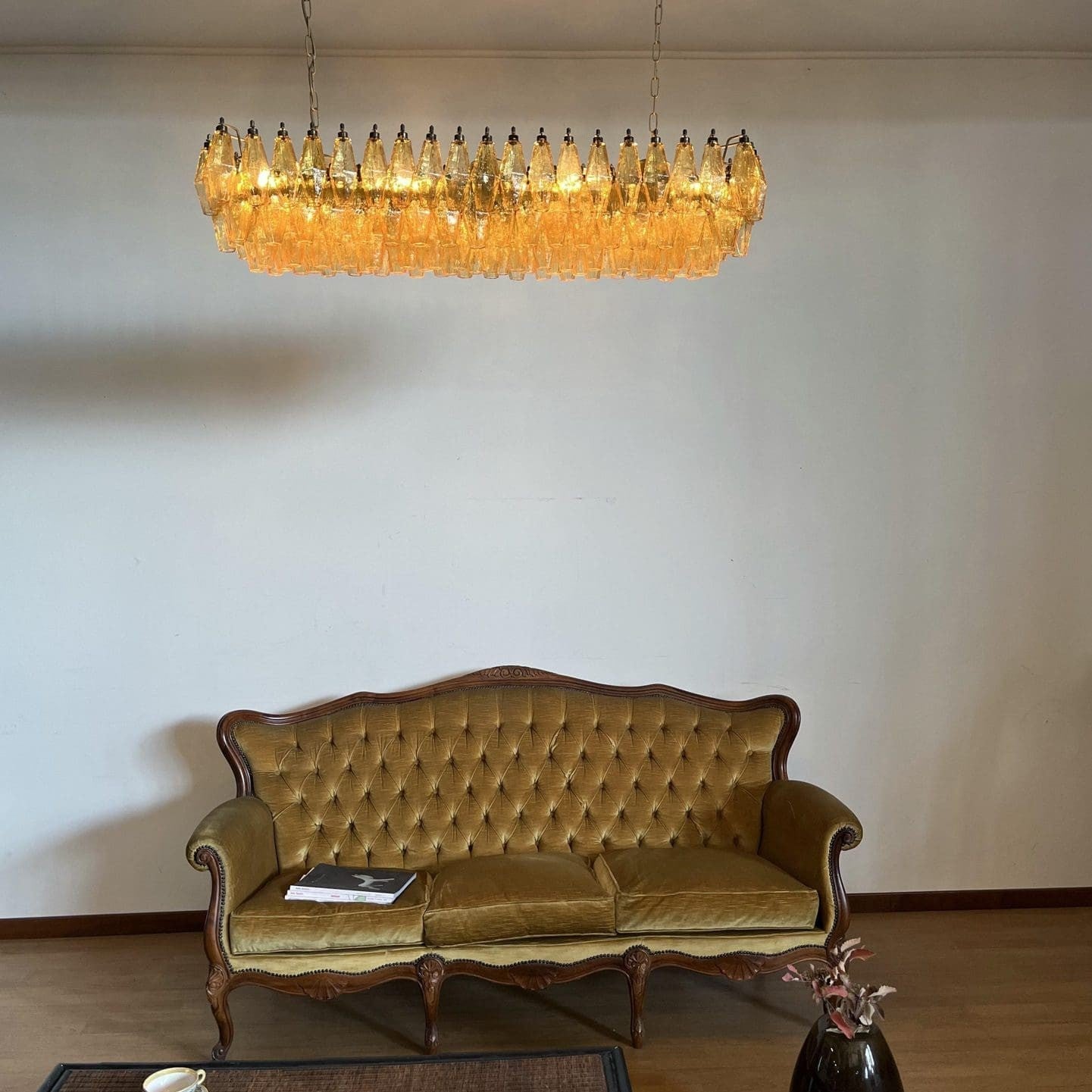 Murano Chandelier – Poliedri – 138 glass