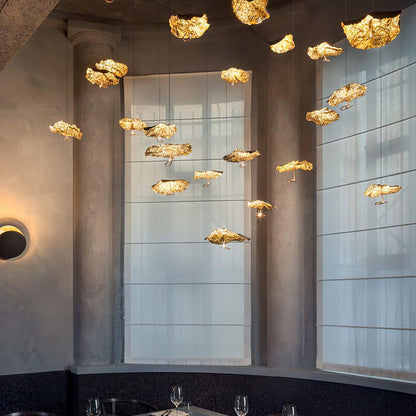 Brass Aviary Constellation Chandelier