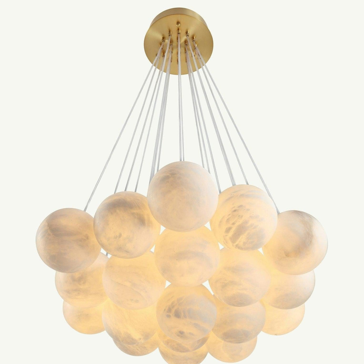 Aspen 19 Chandelier Alabaster