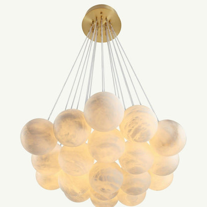 Aspen 19 Chandelier Alabaster