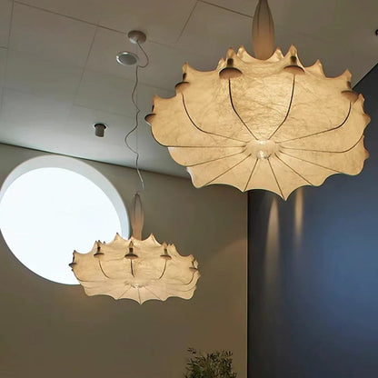Alien Cloud - French Cream Silk Pendant Chandelier